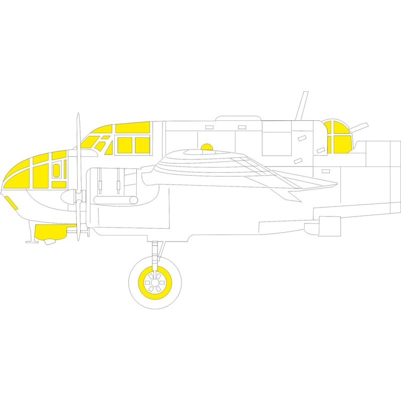 1/48 Beaufort Mk.I paint mask for ICM