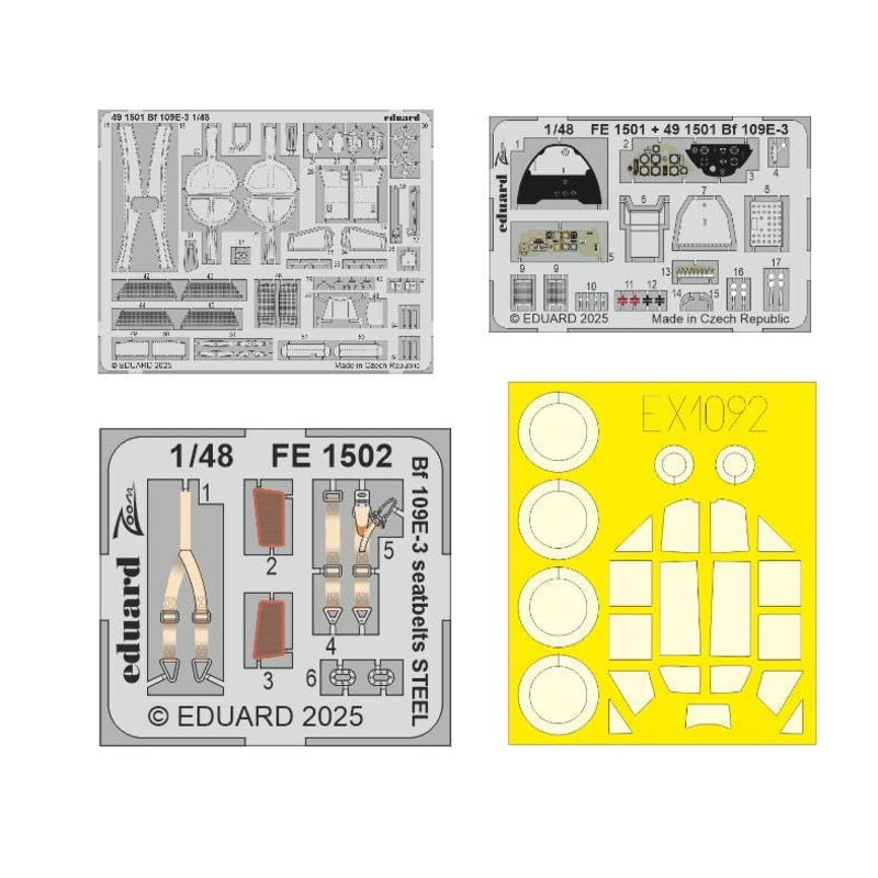 1/48 Bf 109E-3 (Hobby Boss)