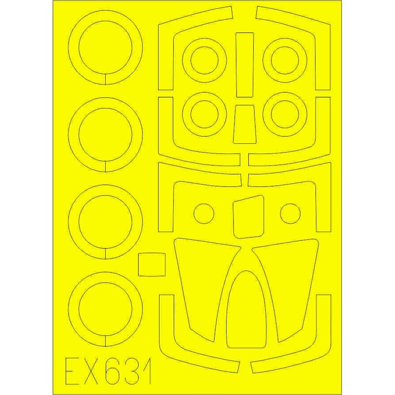 1/48 F-101B Masking Sheet (for Kitty Hawk)