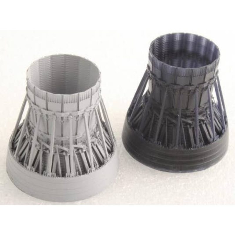 1/48 F-15 C/D/E/K P&W Exhaust Nozzle & After Burner Set (Closed) (for Hasegawa)