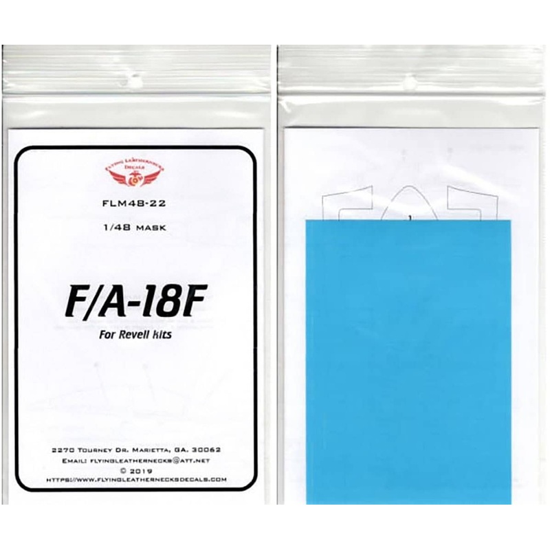 1/48 F/A-18F Canopy & Wheel Mask (for Revell)