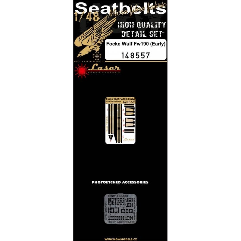 1/48 Focke-Wulf Fw 190 (Early) Fabric Seatbelt