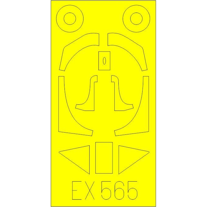1/48 Fw 190A-4 Masking Sheet (for Eduard)