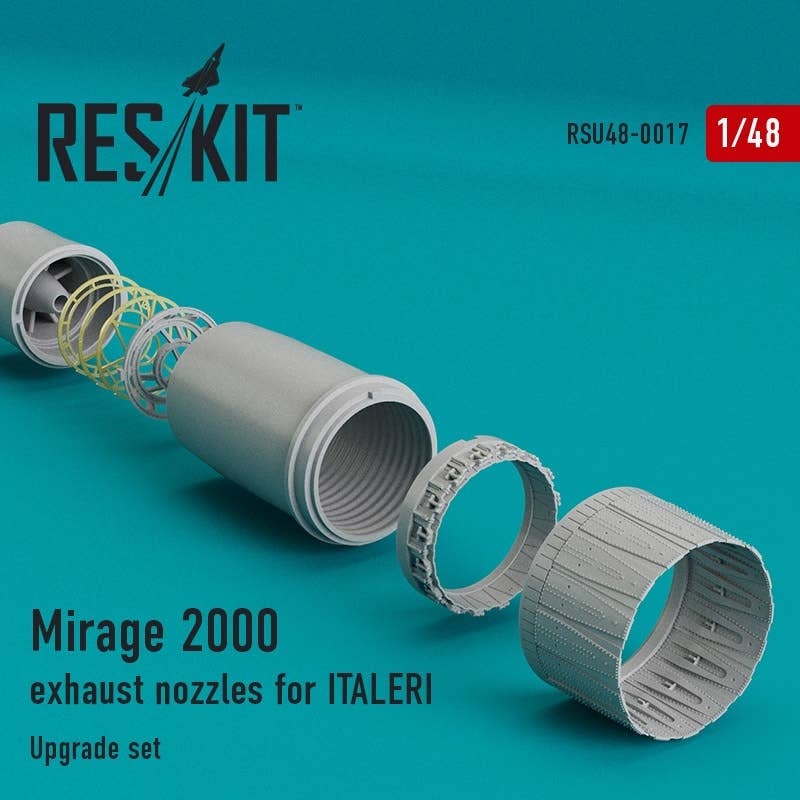 1/48 Mirage 2000 Exhaust Nozzles (for Italeri)