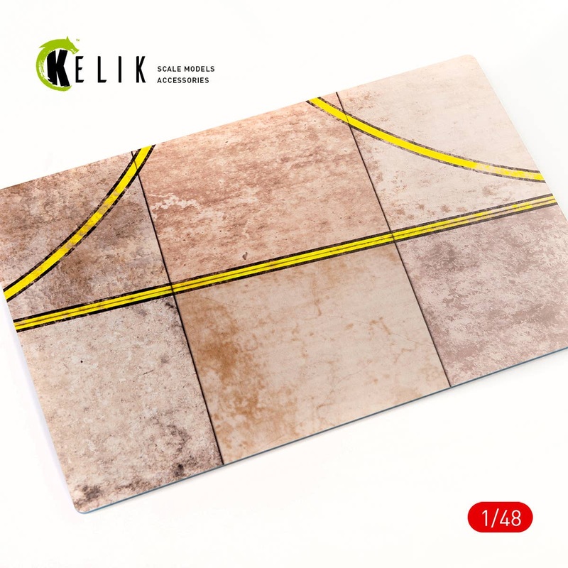 1/48 RPK runway Base - Acrylic 3 mm (280 x 180 mm) (170 g)