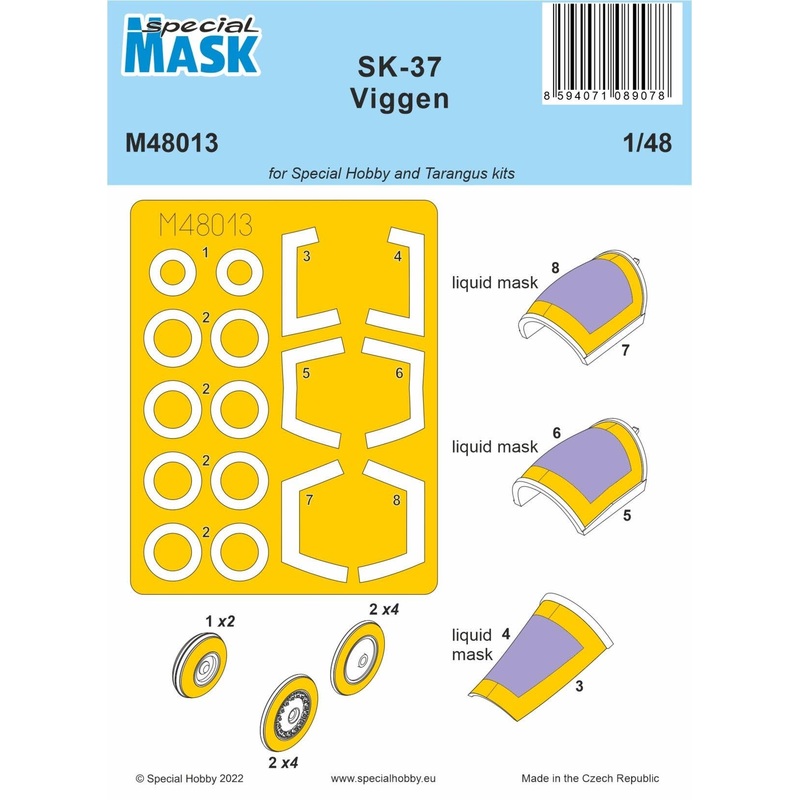 1/48 SK-37 Viggen MASK (for Special Hobby)
