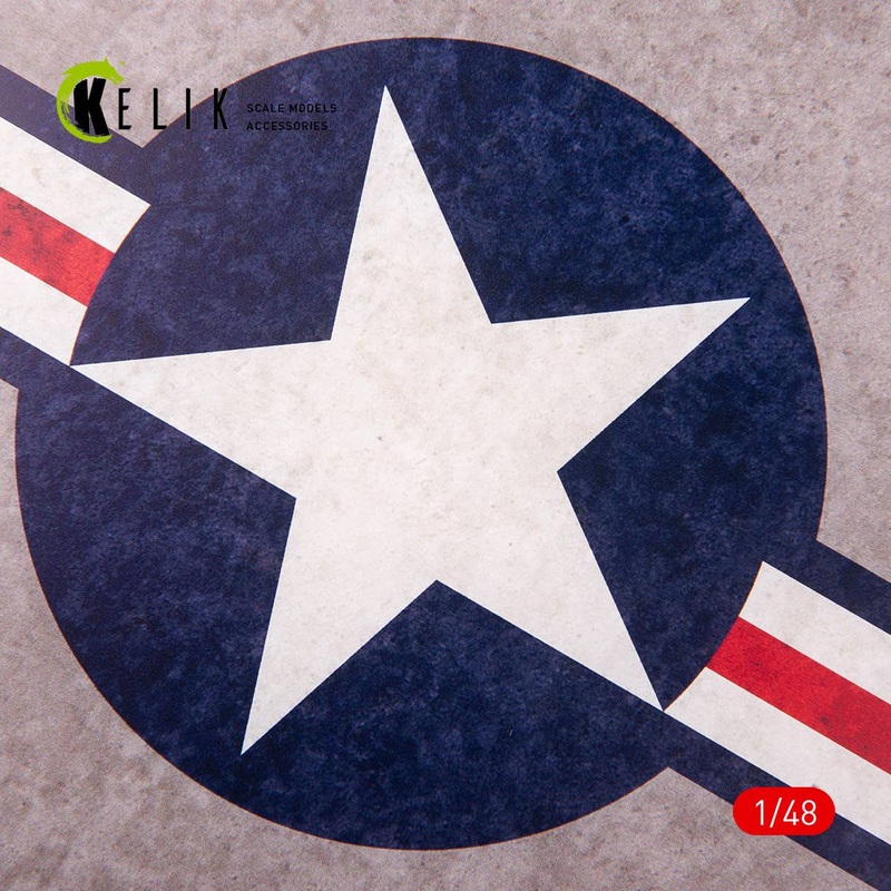 1/48 US Roundel - Acrylic 3 mm (240 x 240 mm) (190g)