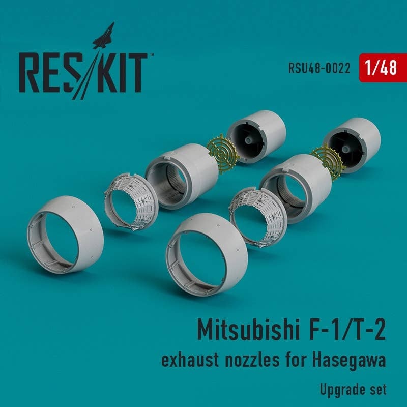 Mitsubishi F-1/T-2 Exhaust Nozzles (for Hasegawa)