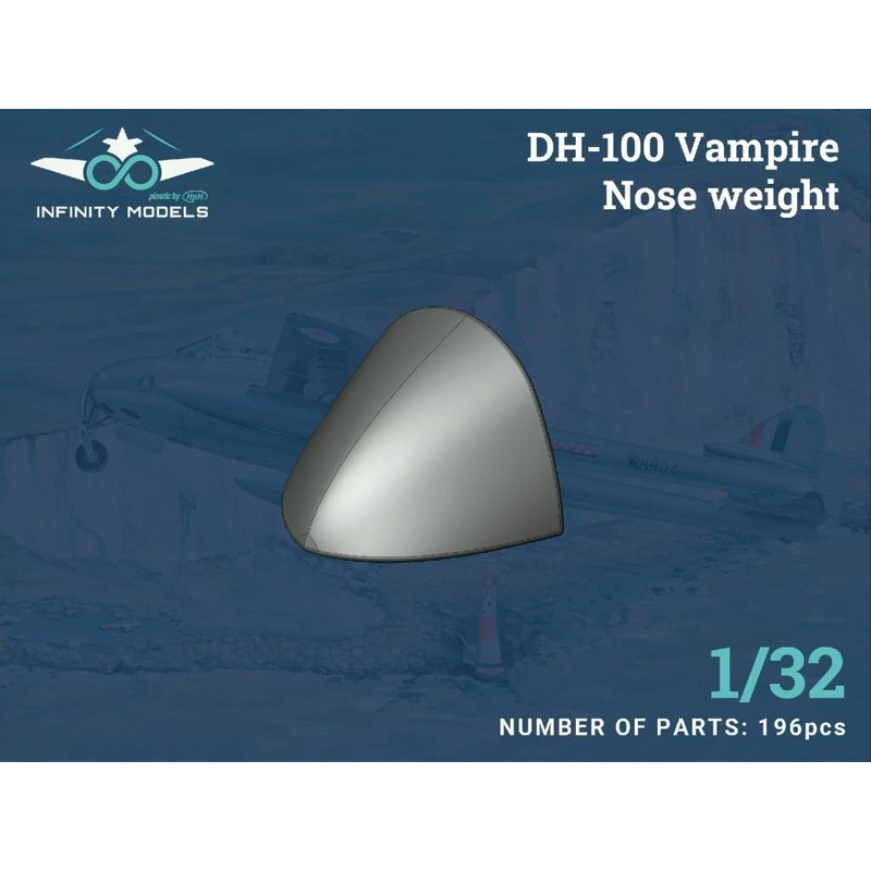 1/32 DH-100 Vampire Nose weight (for INFINITY MODELS)
