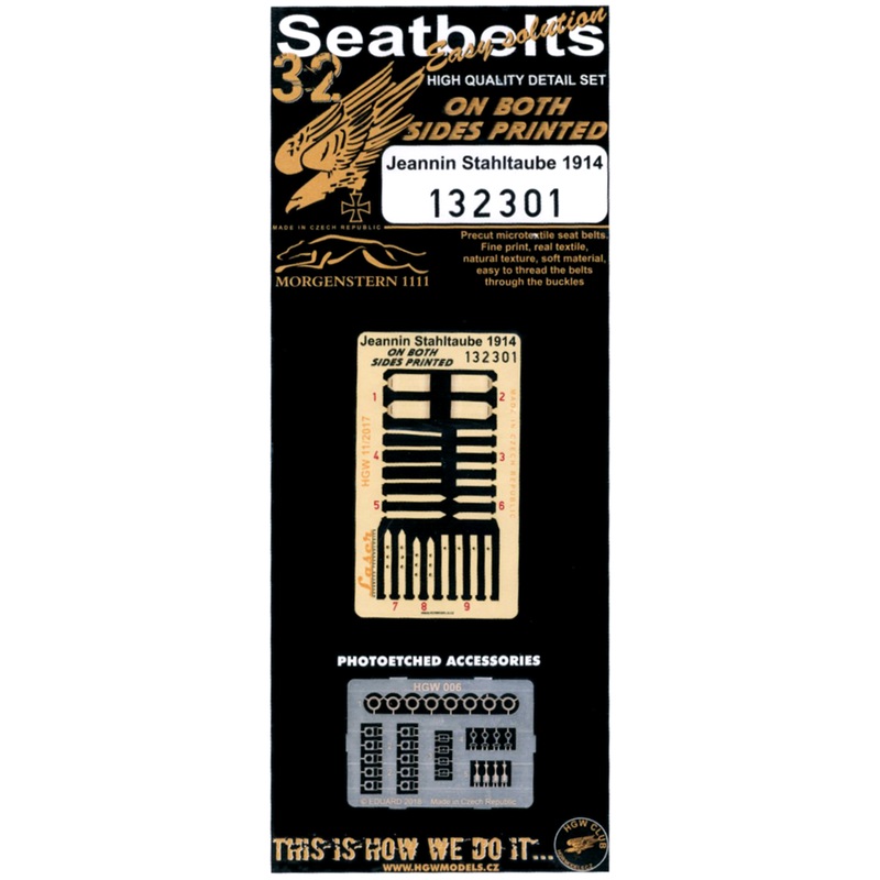 1/32 Jeannin Stahltaube Fabric Seatbelt (for Wingnut Wings)