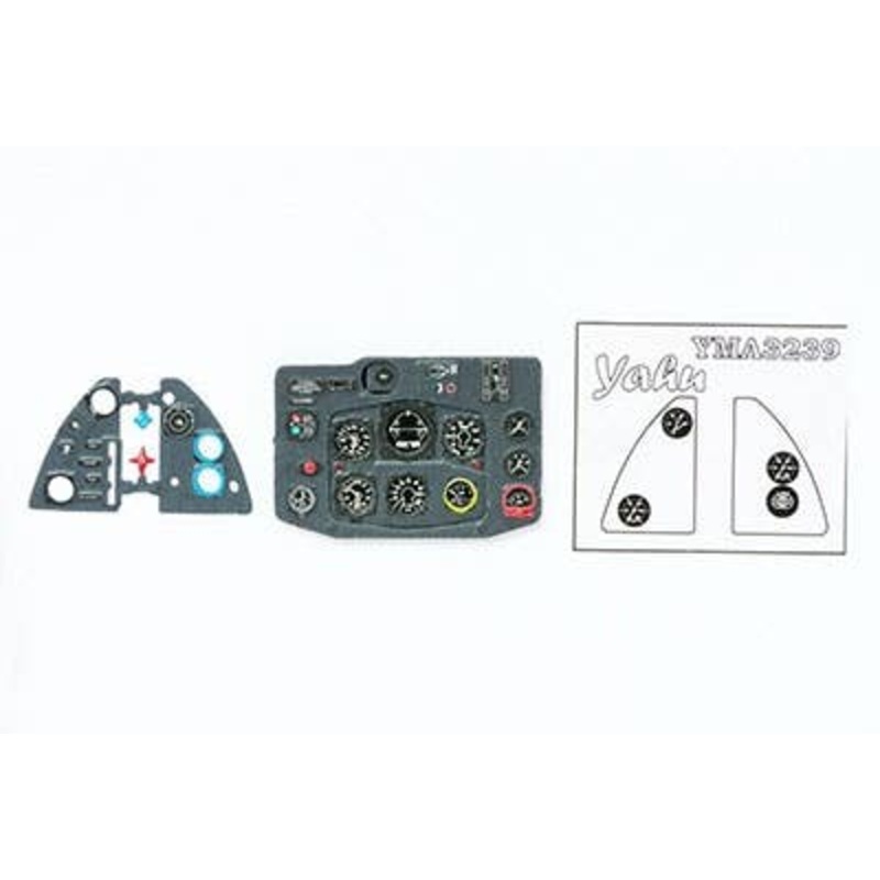 1/32 Me163B-0 Comet Coloring Instrument Panel (Hasegawa / Meng)