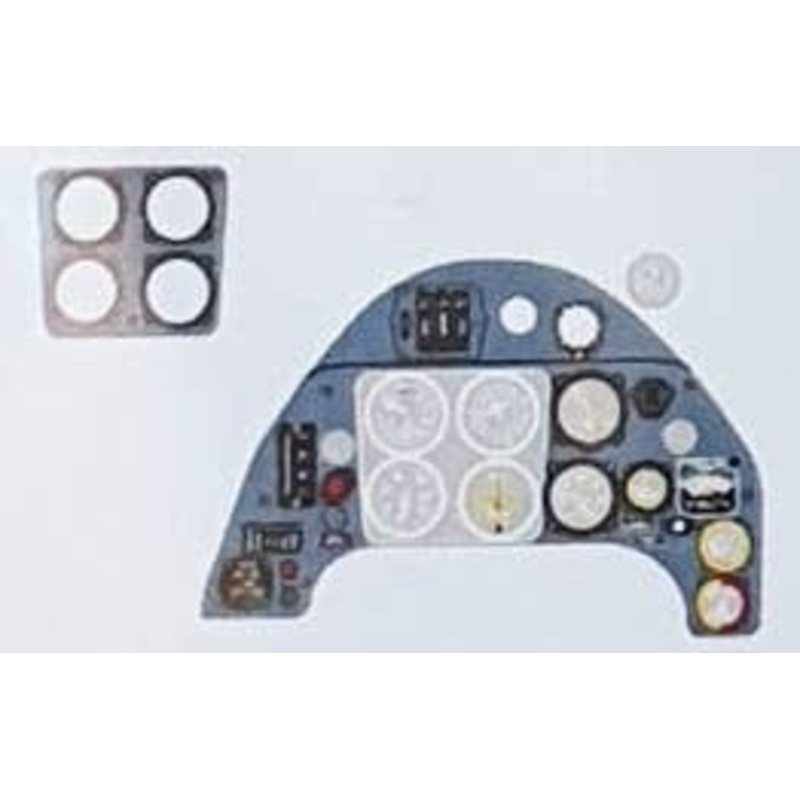 1/32 Messerschmitt Bf109F Coloring Instrument Panel Revell Trumpeter
