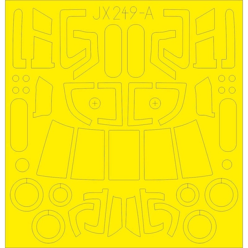 1/35 HH-60G Tface Masking Sheet (for Kitty Hawk)