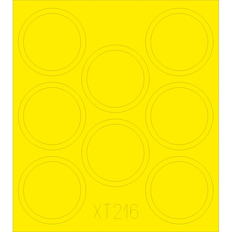 1/35 T-34/76 Wheels Mask Sticker (for ICM)