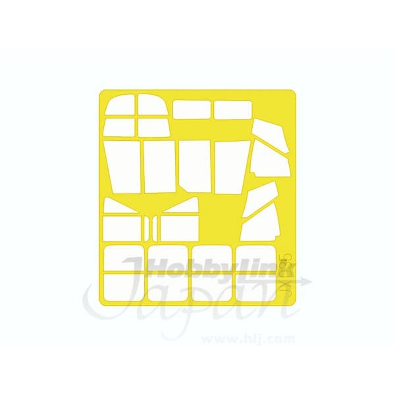 1/35 UH-1N Die-Cut Flexible Mask (for Panda Models)