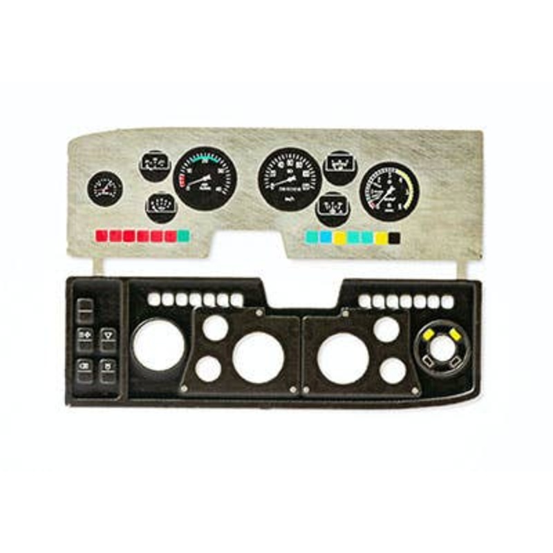 1/35 URAL4320 Late Coloring Instrument Panel Zvezda /Trumpeter