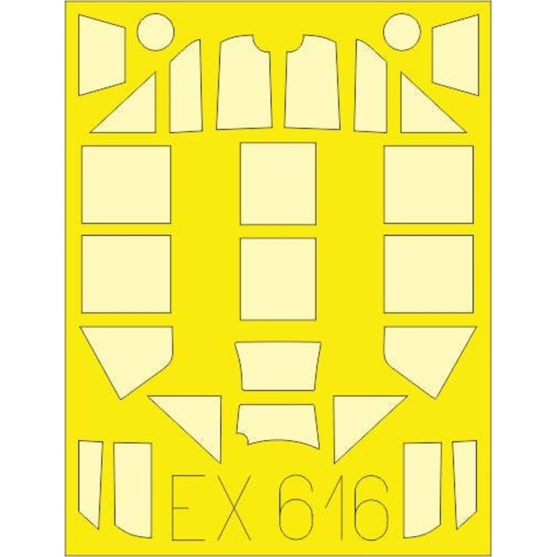 1/48 Bf 109G-14 TFace Masking Sheet (for Eduard)