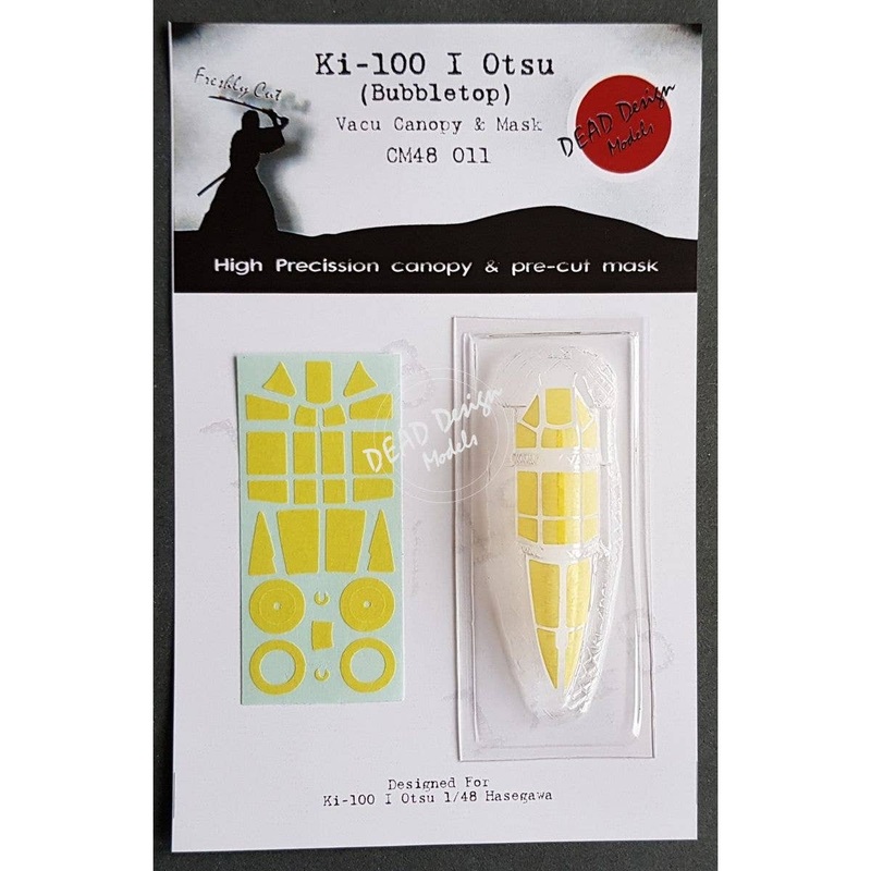 1/48 Ki-100 Otsu (Bubbletop) Vacu Canopy & Mask