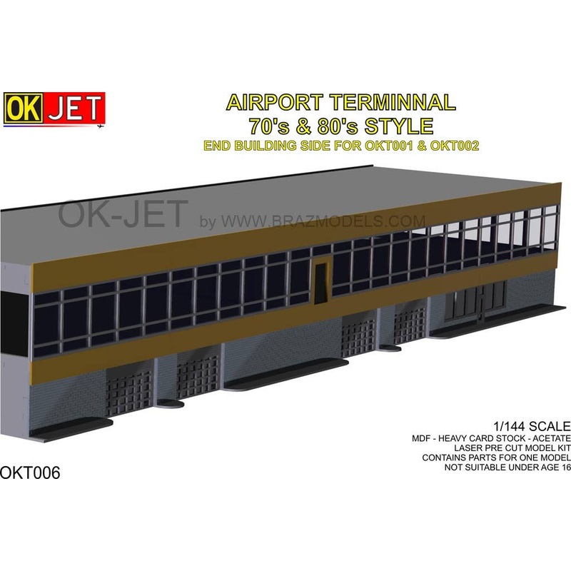 1/144 70s & '80s Architecture Style End Building x2(for BRZOKT001 & BRZOKT002)