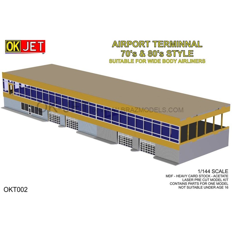 1/144 70s & '80s Architecture Style Suitable for Wide Body Aircrafts