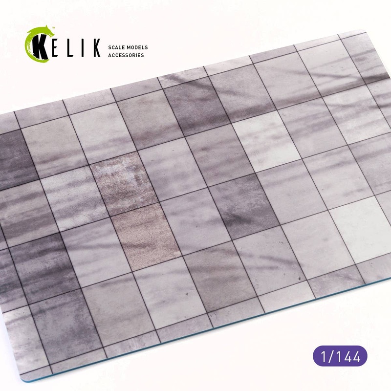 1/144 Civil Concrete runway Base - Acrylic 3 mm (280 x 180 mm) (170 g)