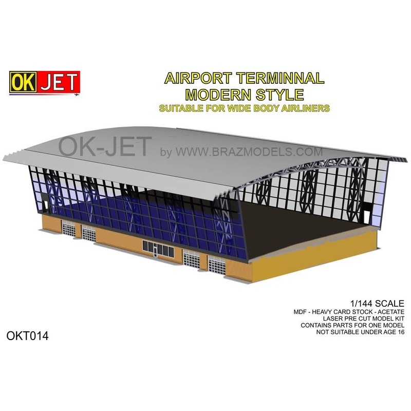 1/144 Modern Architecture Style Suitable for Two Wide Body Aircrafts