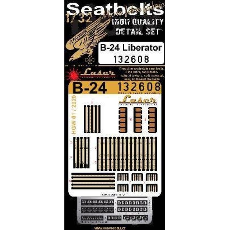 1/32 B-24 Liberator Fabric Seatbelt (for Hobby Boss)