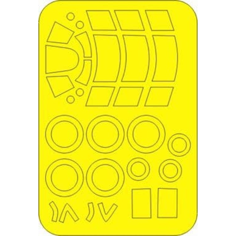 1/32 Hurricane Mk.IIc Canopy and Wheel Mask