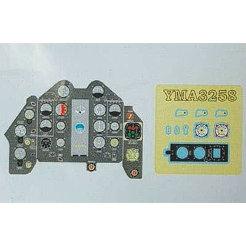 1/32 N1K2-J Shiden Kai Coloring Instrument Panel (Hasegawa)