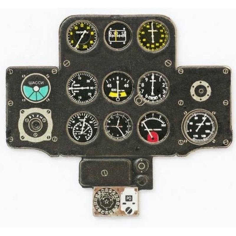 1/32 Polikarpov I-153 Chaika Coloring Instrument Plate ICM