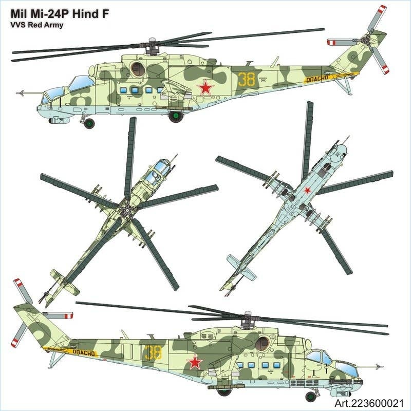 1/87 Mil-24P Hind-P Rote Armee Westgruppe in der DDR