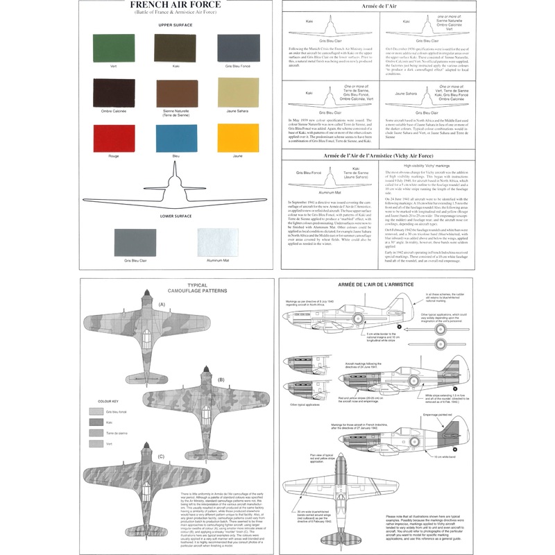 French Air Force, WW II Aircraft Color Chart