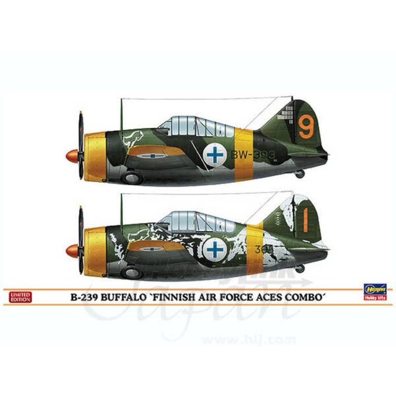 1/72 B-239 Buffalo Finnish Air Force Aces Combo (2kits) Ltd.