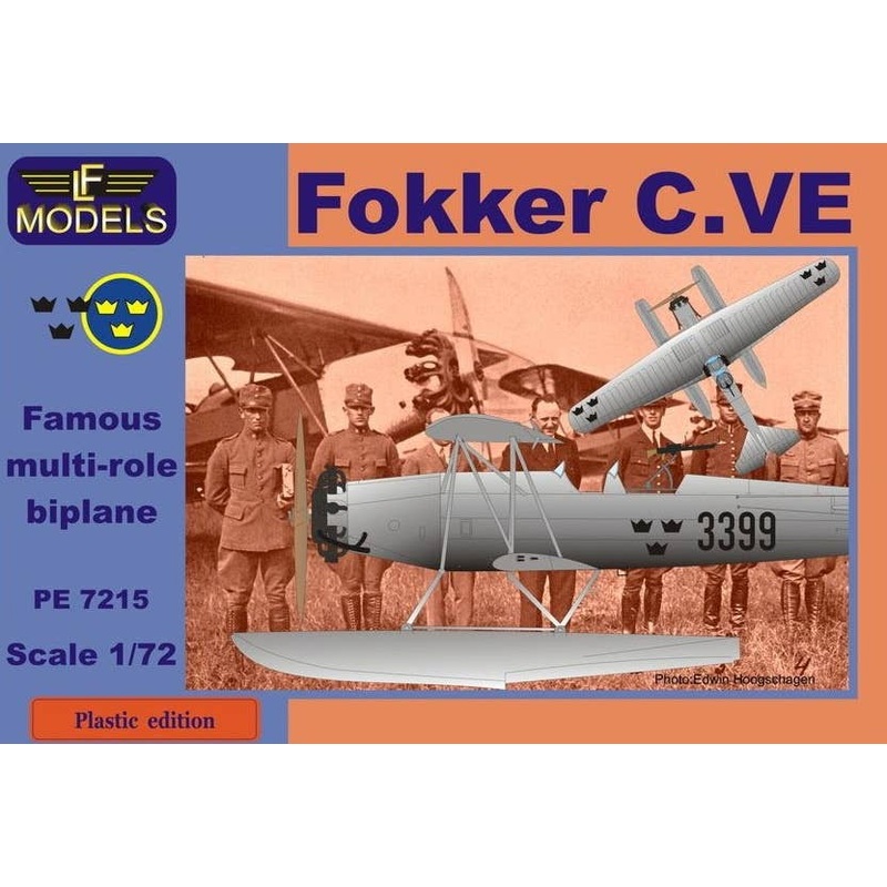 1/72 Fokker C.VE/S.6H w/Floats (Mercury) Swedish AF