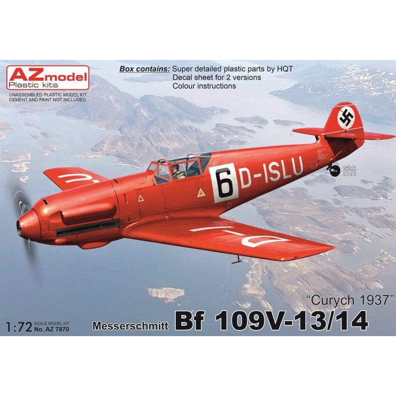 1/72 Messerschmitt Bf109V-13/14 Curych 1937