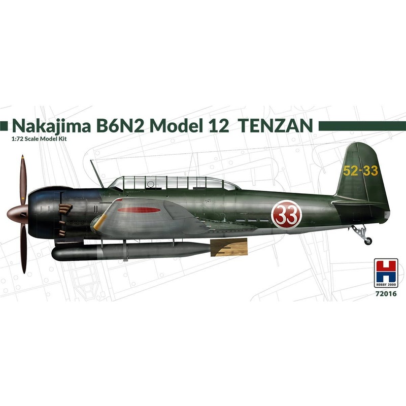 1/72 Nakajima B6N2 Model 12 Tenzan