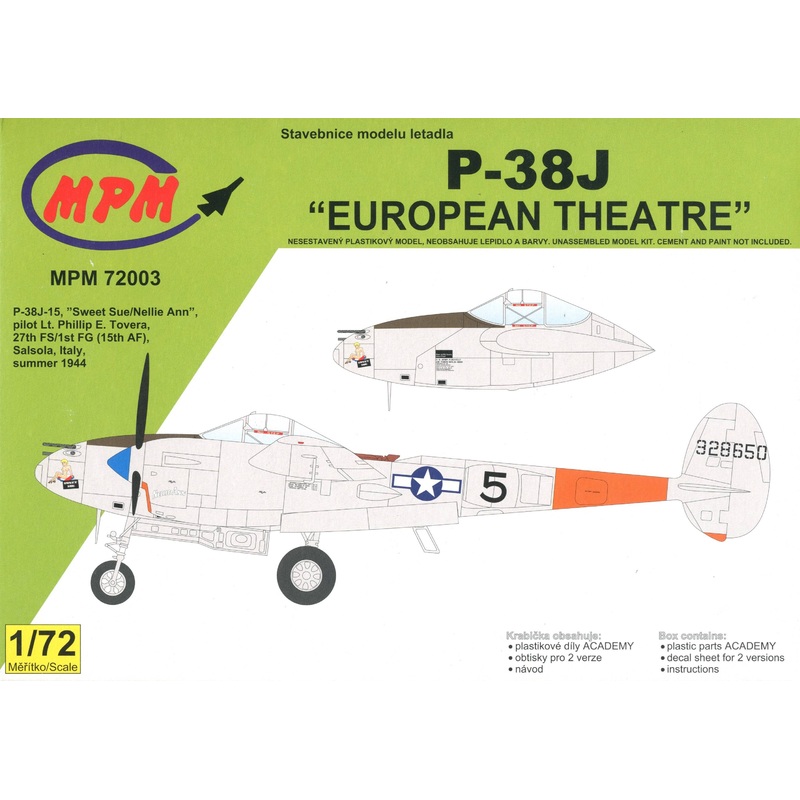 1/72 P-38J Lightning "European Theater"