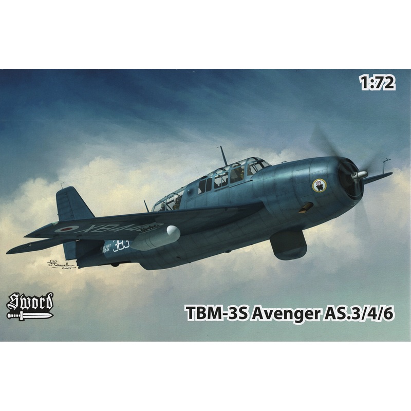 1/72 TBM-3S/Avenger AS.4 Anti-Submarine Attack Aircraft