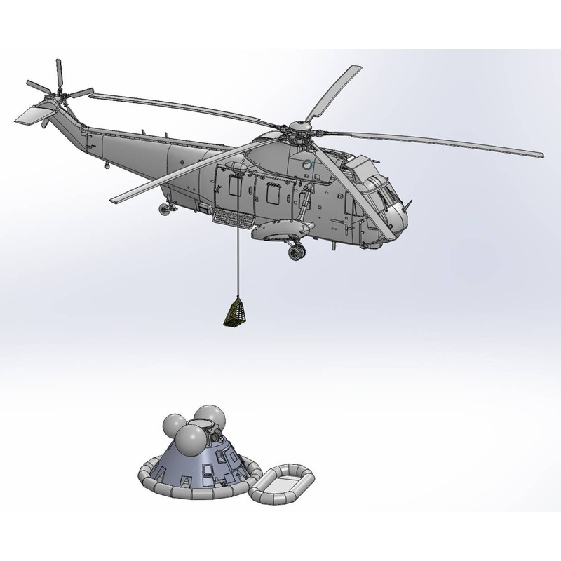 1/72 Apollo Recovery SH-3D Helo 66 & Apollo Command Module
