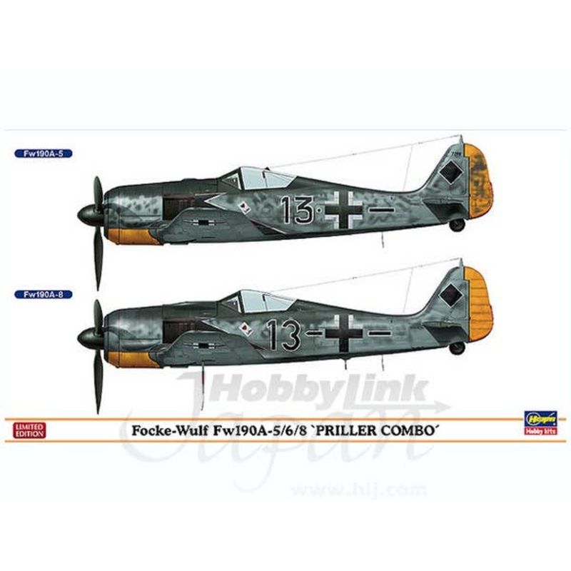 1/72 Focke-Wulf Fw190A-5/6/8 Priller Combo (2-kit set) Ltd.