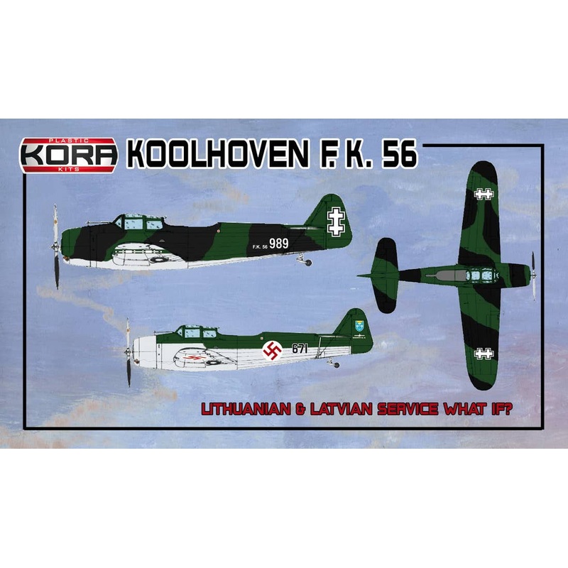 1/72 Koolhoven F.K.56 'Lithuanian & Latvian AF' (What-If)