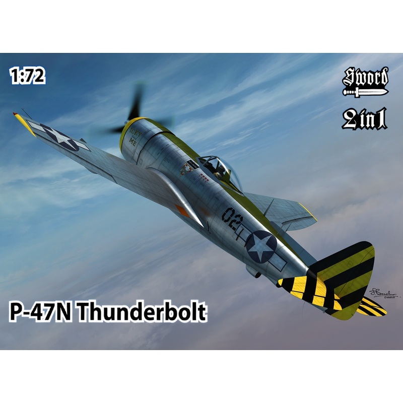1/72 P-47N 2 in 1