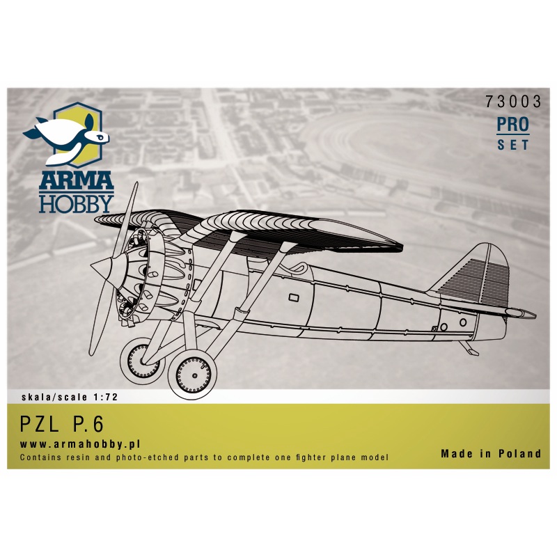 1/72 PZL P.6 Prototype Pro-set