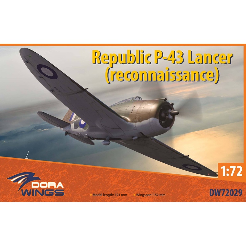 1/72 Republic P-43 Lancer, Reconnaissance