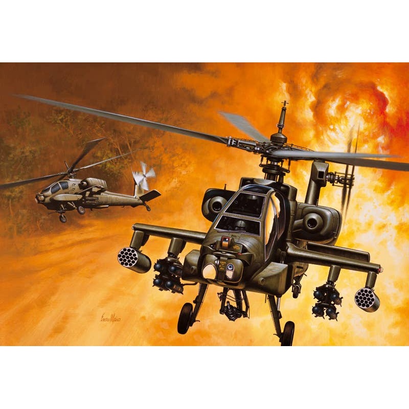 1/72 US Army AH-64 Apache attack helicopter