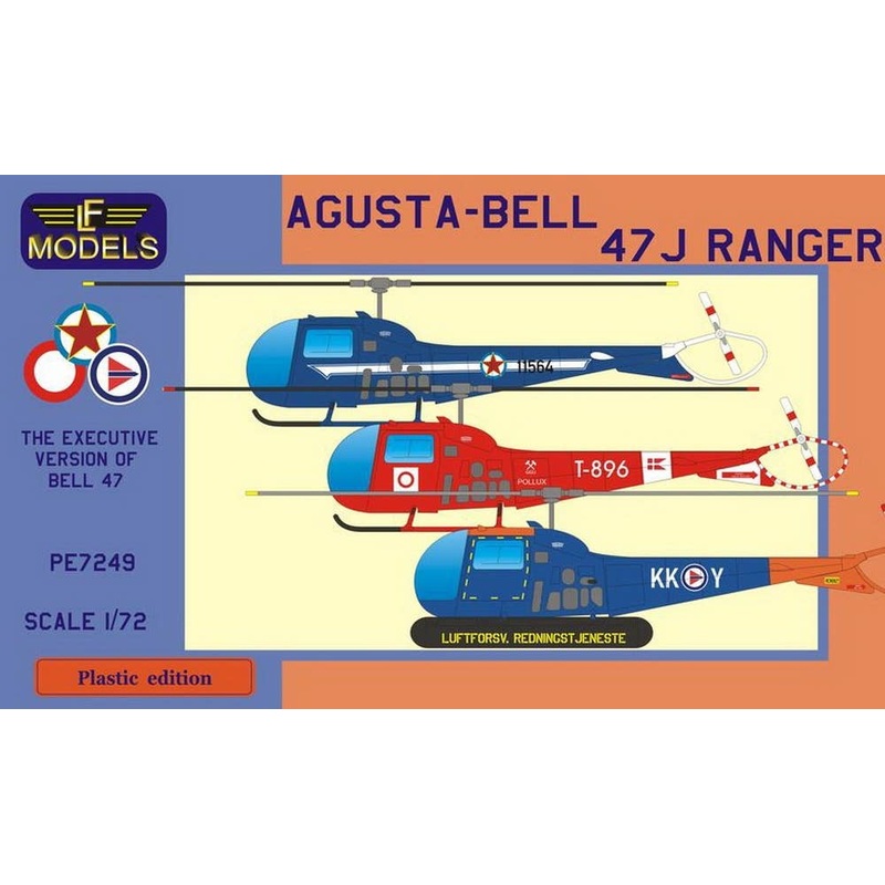 1/72 Agusta-Bell 47J Ranger (Yugoslav AF, RDAF, RNoAF)