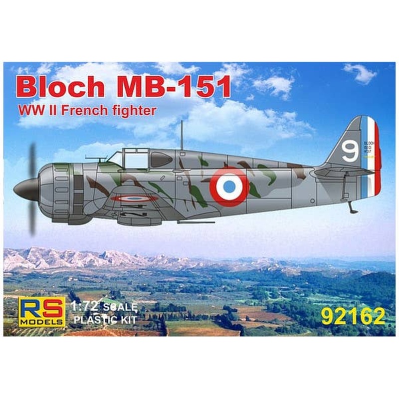 1/72 Bloch MB-151 (WWII French Fighter)