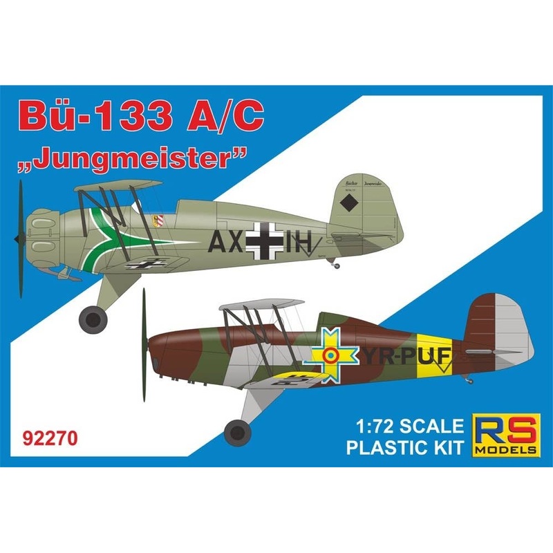 1/72 Bucker Bu-133 A / C Jungmeister (set of 2)