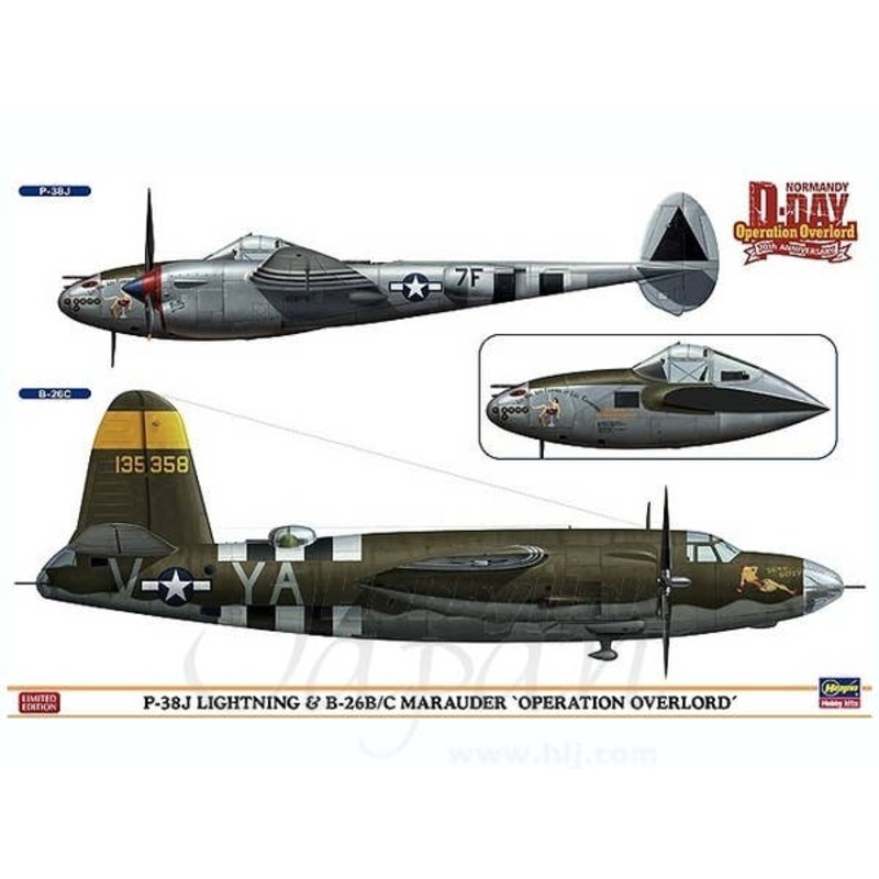 1/72 P-38J Lightning & B-26B/C Marauder "Operation Overlord"