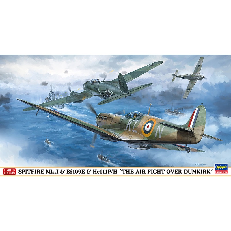 1/72 Spitfire MK.1 & Bf109 & He 111P/H "Dunkirk"